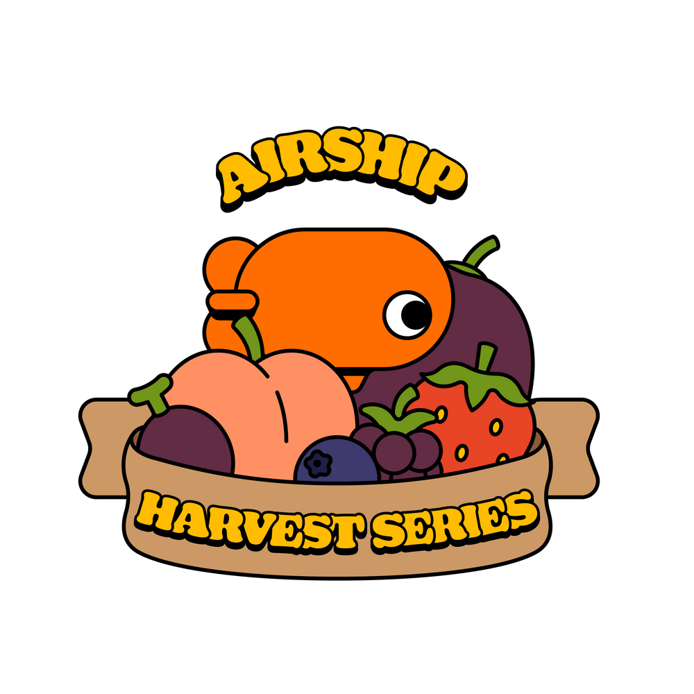 Airship Harvest Series Sticker