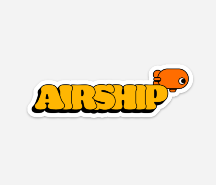 Airship Logo Sticker