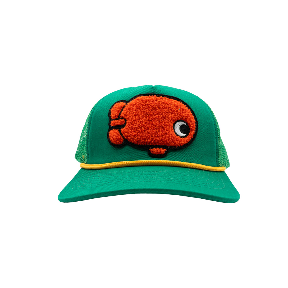 Airship Blimpy Hat - Green and Orange