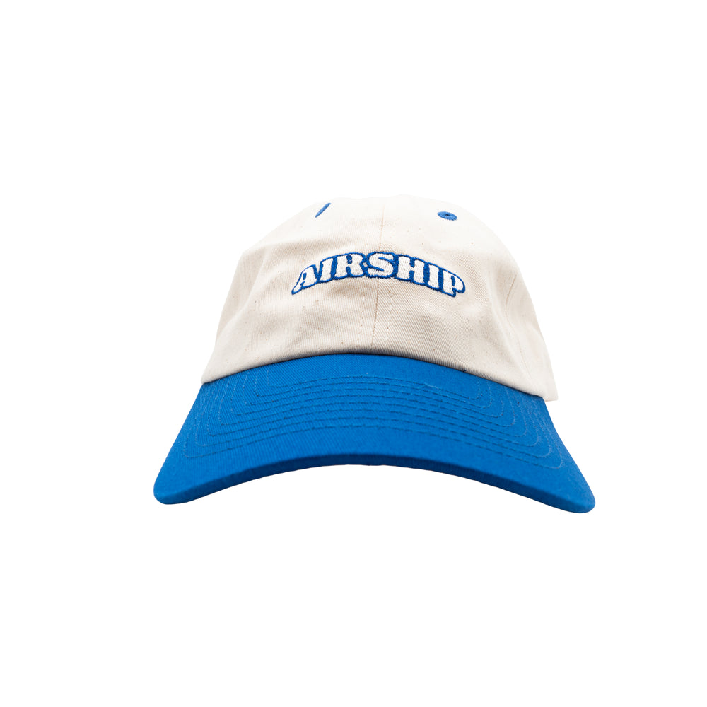 Airship Ball Cap - Blue and White Hat
