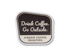 National Park Drink Coffee, Go Outside Sticker - Airship Coffee